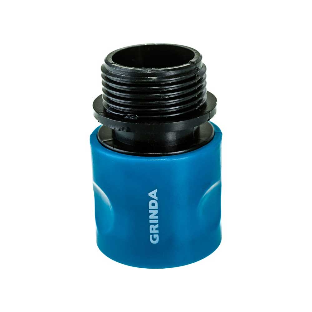 Соединитель быстросъемный для шланга 3/4" нар.рез. GRINDA PROLine