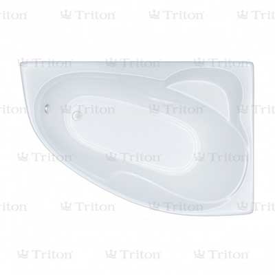 Ванна акриловая НИКОЛЬ 1600*1000*480 (Экран, каркас) (левая) Triton