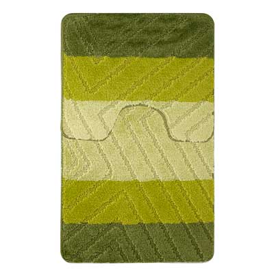 Коврик 60*100, 50*60 зеленый, полоски Gold