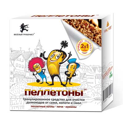 Пеллетоны "Веселый трубочист" 400г.