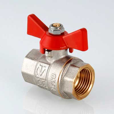 Кран шаровой Base В-В 3/4" (бабочка)