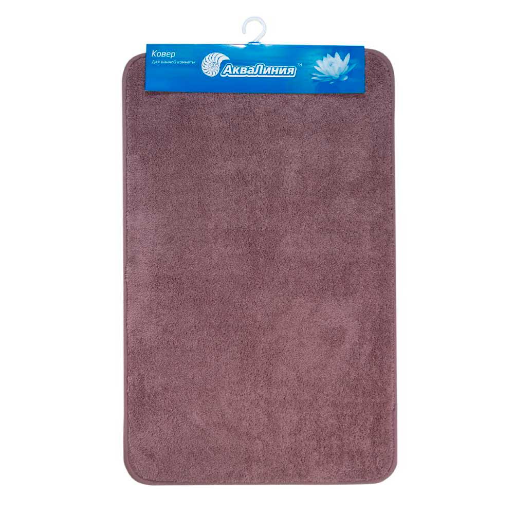 Коврик 50*80 плюш лиловый