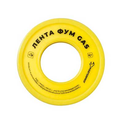 Лента ФУМ GAS 12мм х 10м