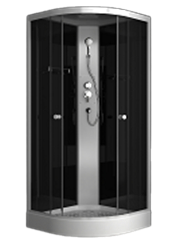 Душевая кабина BST 8520 85*85 тонир. стекла, низкий поддон