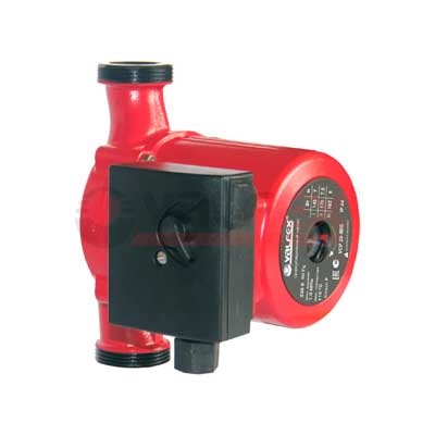 Насос циркуляционный VALFEX VCP 25-80G 180мм с гайками (4)