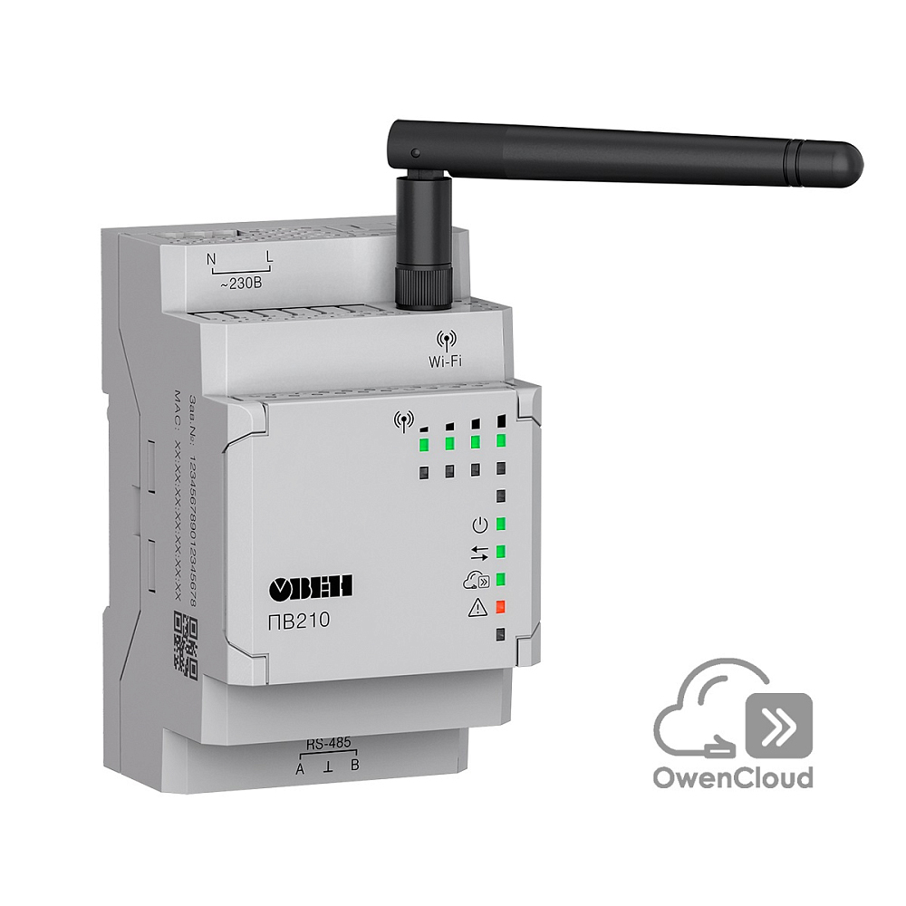 Сетевой шлюз для доступа к сервису OwenCloud ПВ210-230
