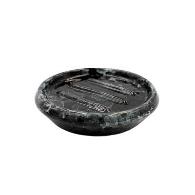 Мыльница 11,9*3 см black PIETRA