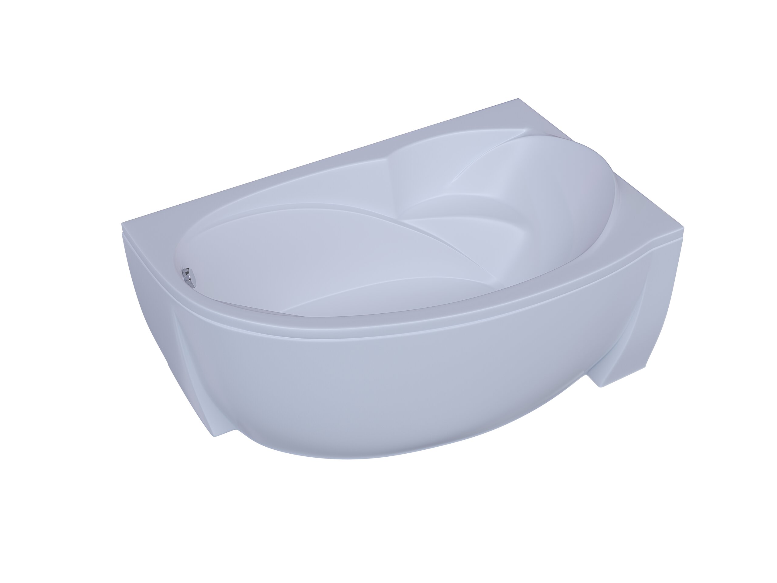 Ванна акриловая Бетта 1500*950  (Экран, каркас, слив/перелив) (правая) AQUATEK