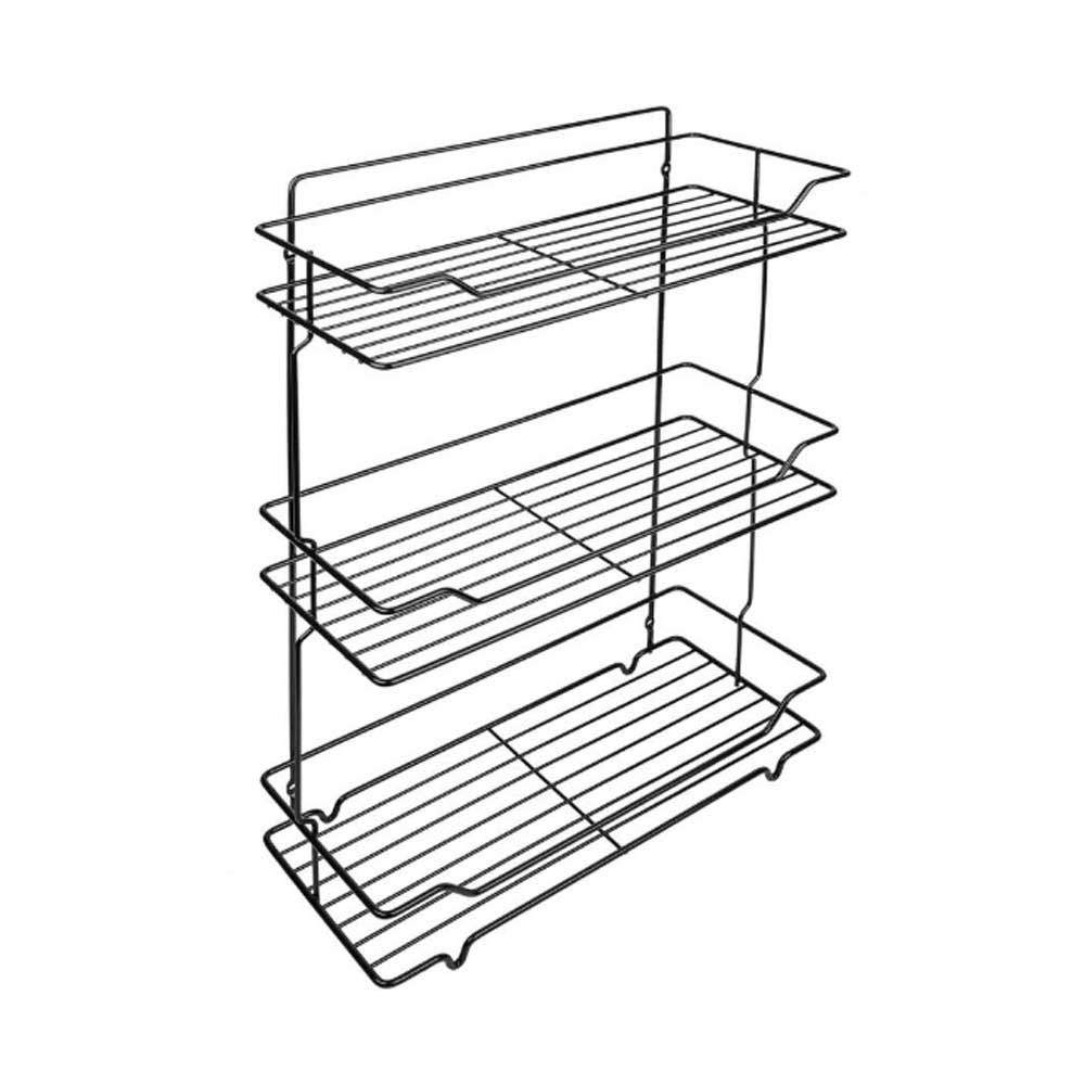 Полка 3-ая прямоуг. AE-431 BL (580х150х350) (чёрный) SAKURA