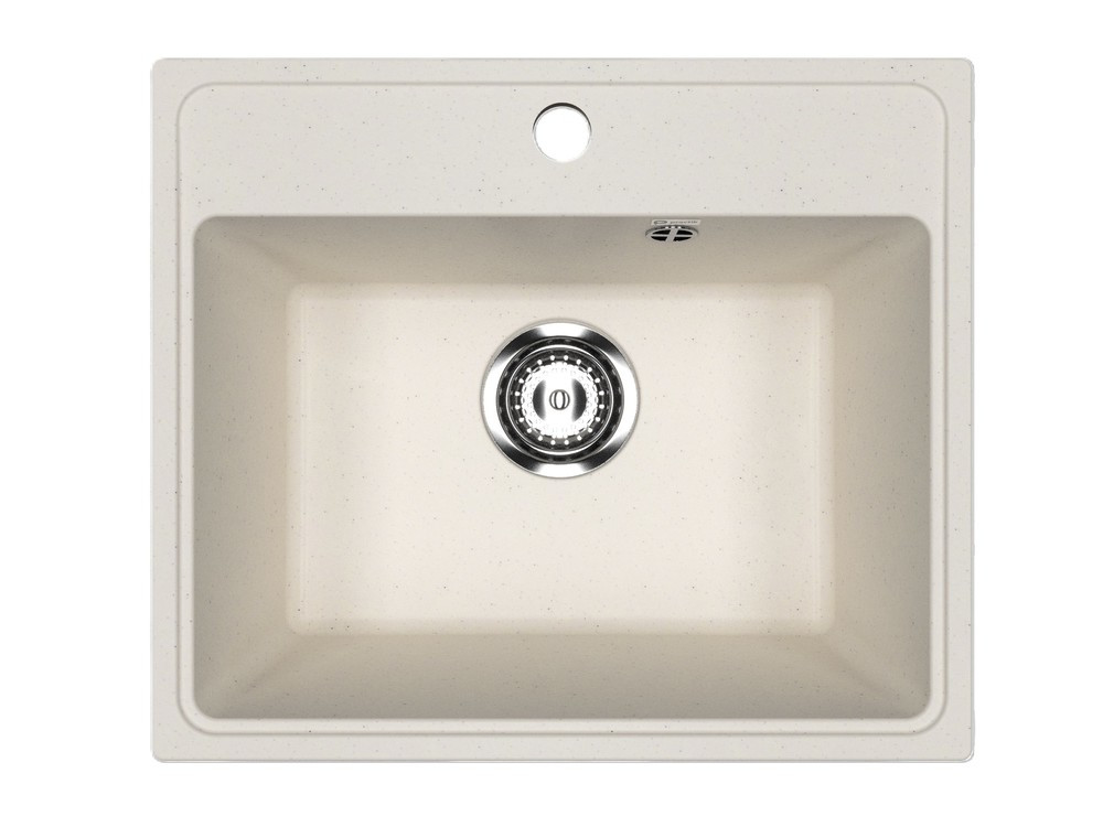 Мойка Practik PR 490-001 (490х420х190) белый + сифон