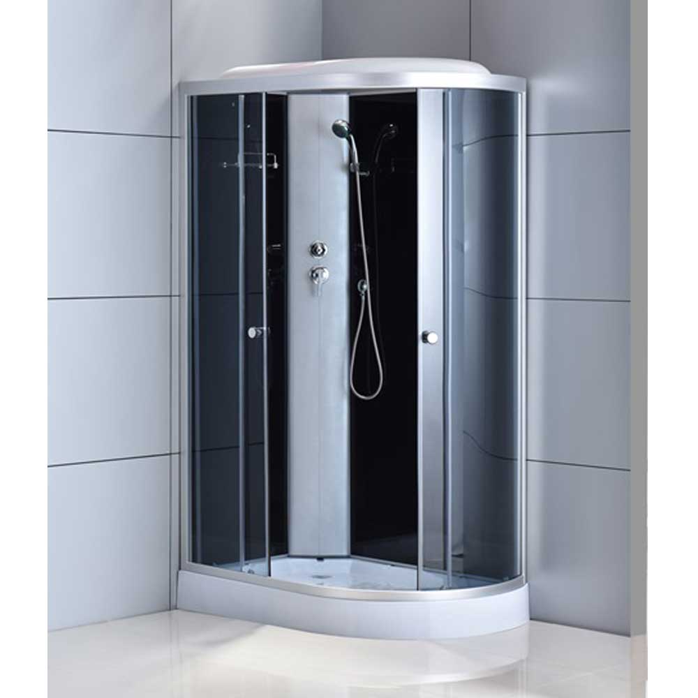 Душевая кабина ODA-8407 L 120*80 тонир. стекла, низкий поддон