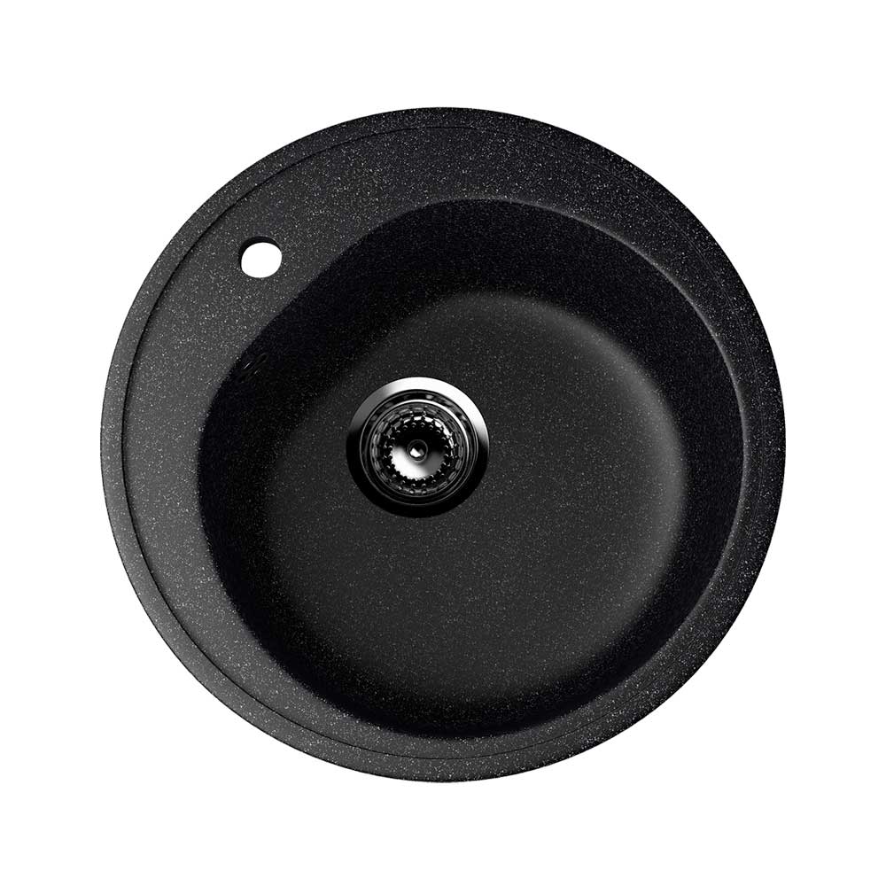 Мойка Ecology Stone R-11-308 (D 500) чёрный